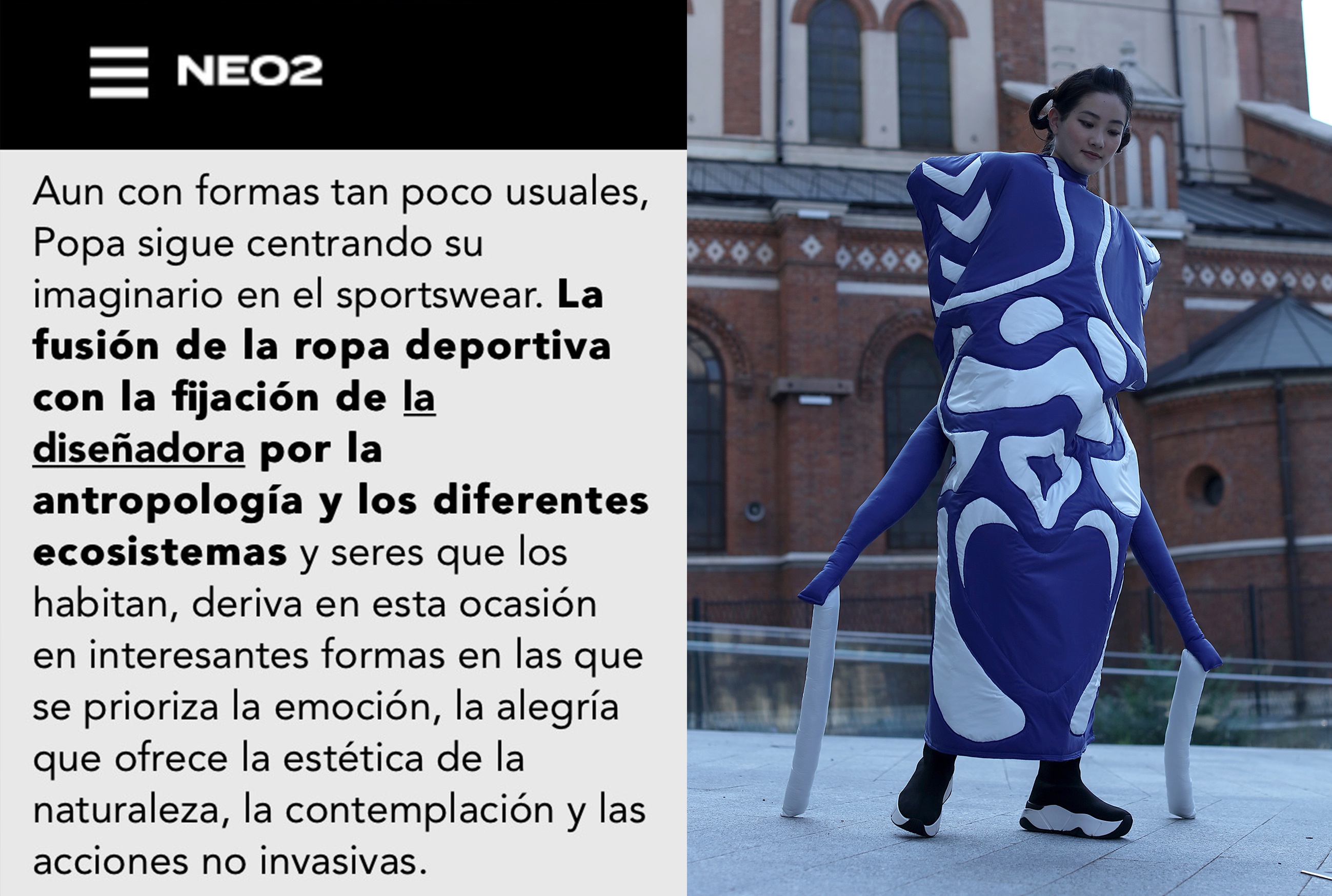 Carmen Emanuela Popa  lleva las formas al siguiente nivel con su nueva colección Fusion AW22  